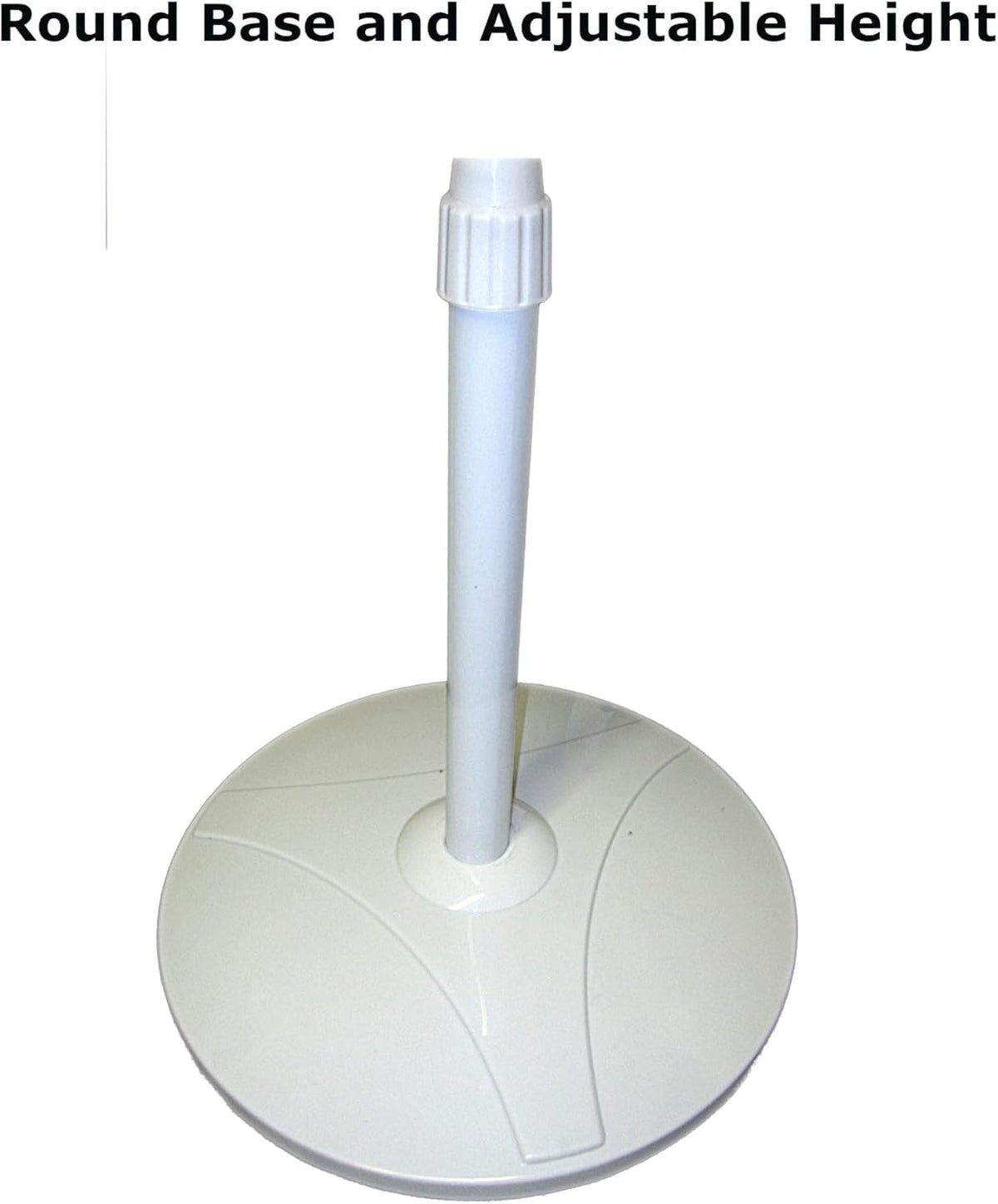 16-Inch Oscillating Stand Fan with Remote Control, White C4152