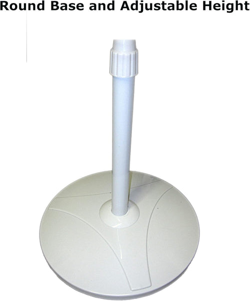16-Inch Oscillating Stand Fan with Remote Control, White C4152