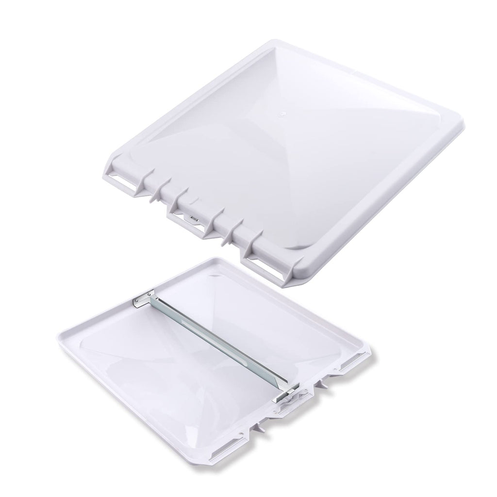 White 13 x13 inch RV Roof Vent Cover Replacement N132