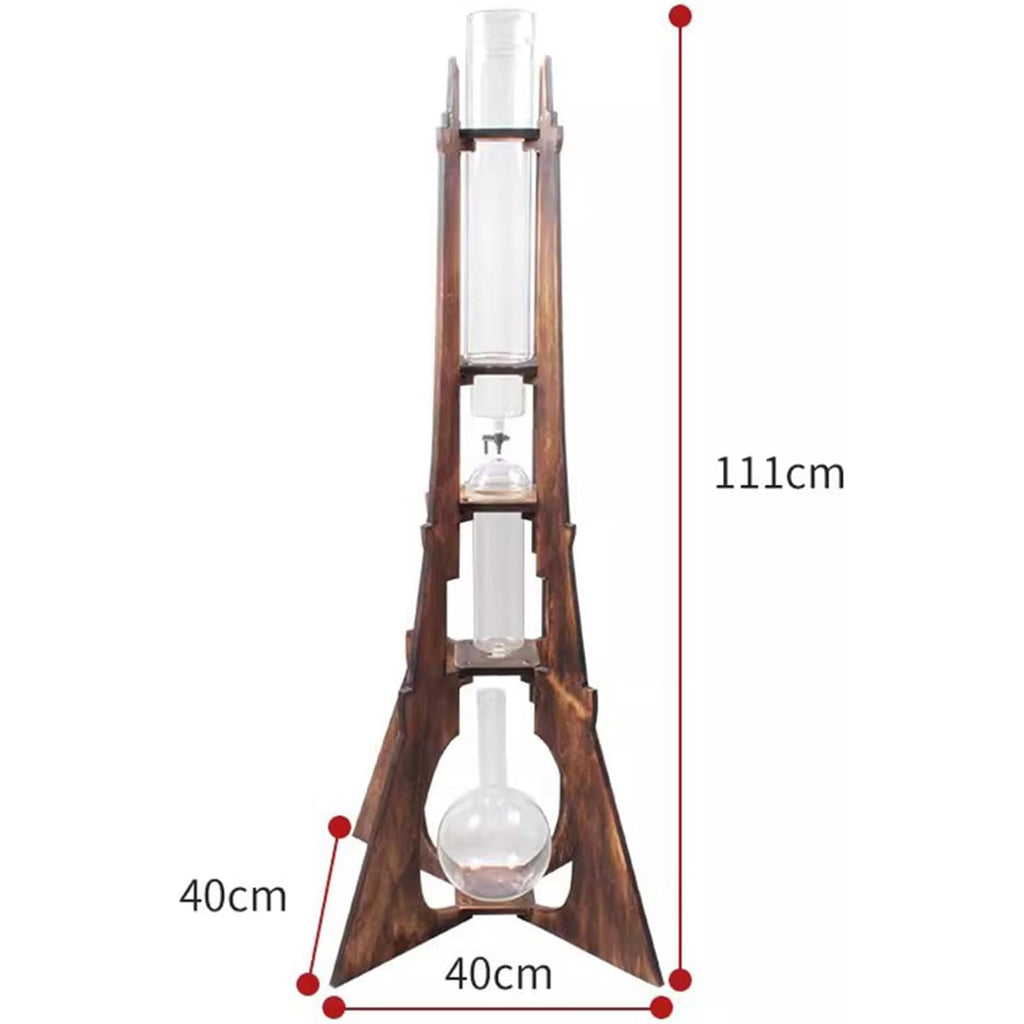 Cold Brew Drip Tower with Stainless Steel Adjustable Valve L335
