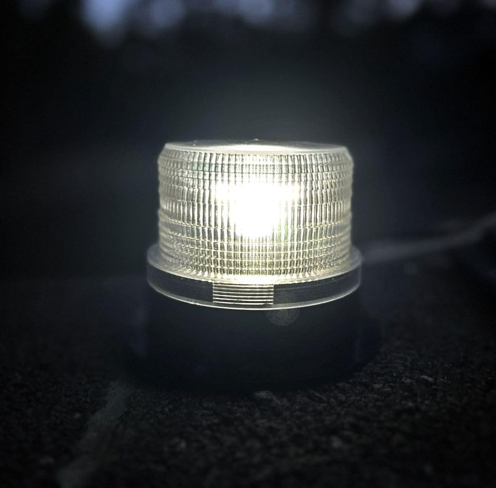 Solar Powered LED Revolving Beacon for Lawn Lighthouses H767