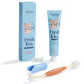 Dog Tooth Brushing Kit with 360° Toothbrush & Silicone Finger Brush X8542