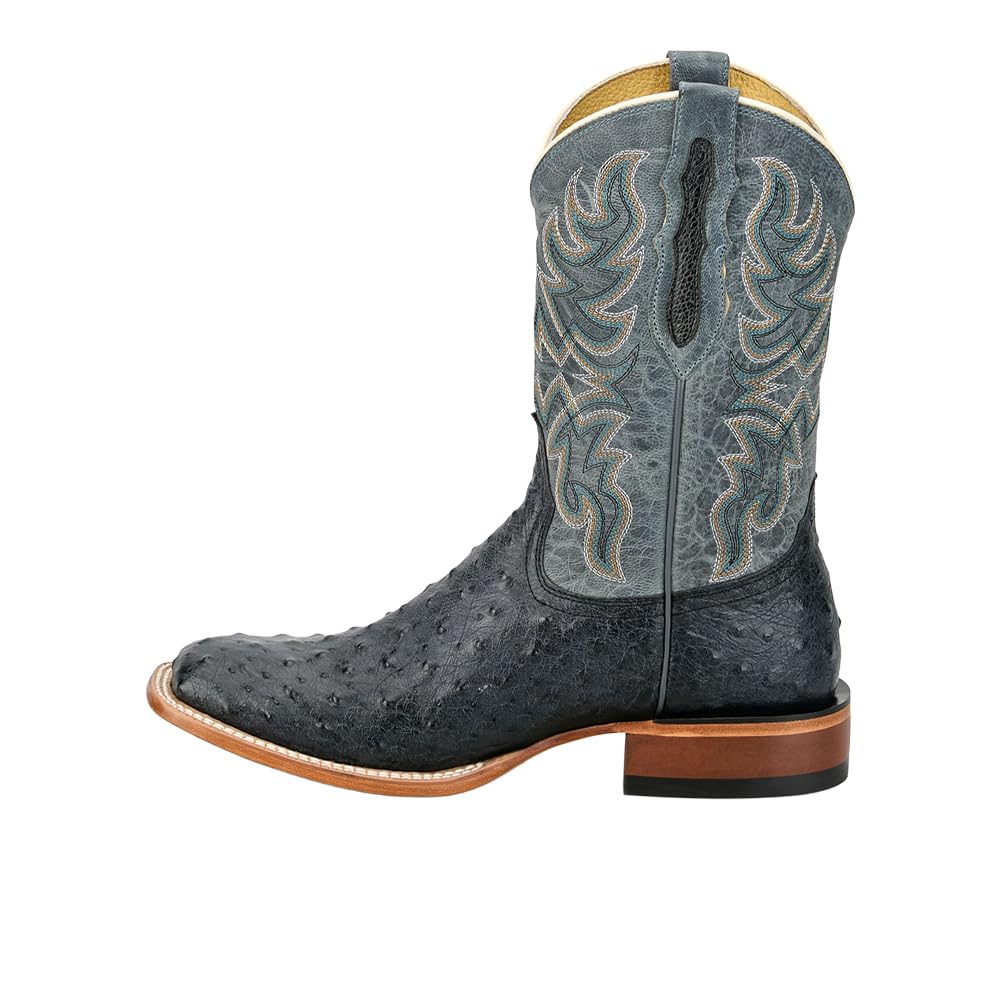 Grey Ostrich Western Boot N29845