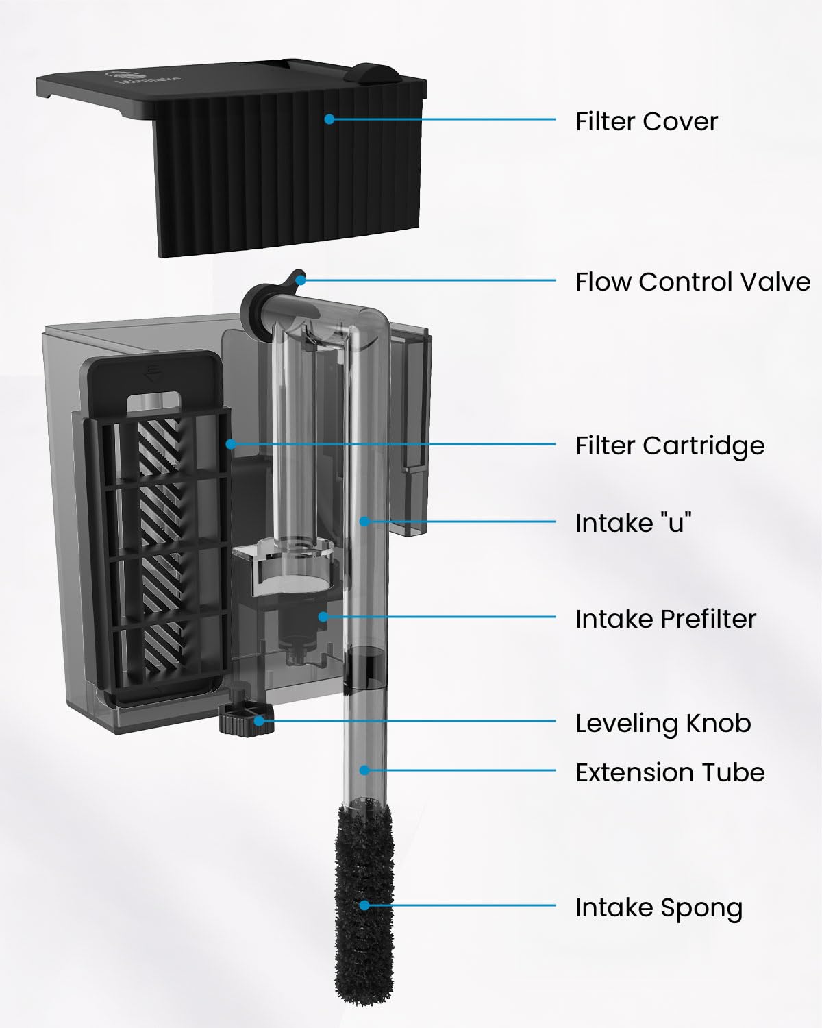 Slim Aquarium Filter V749