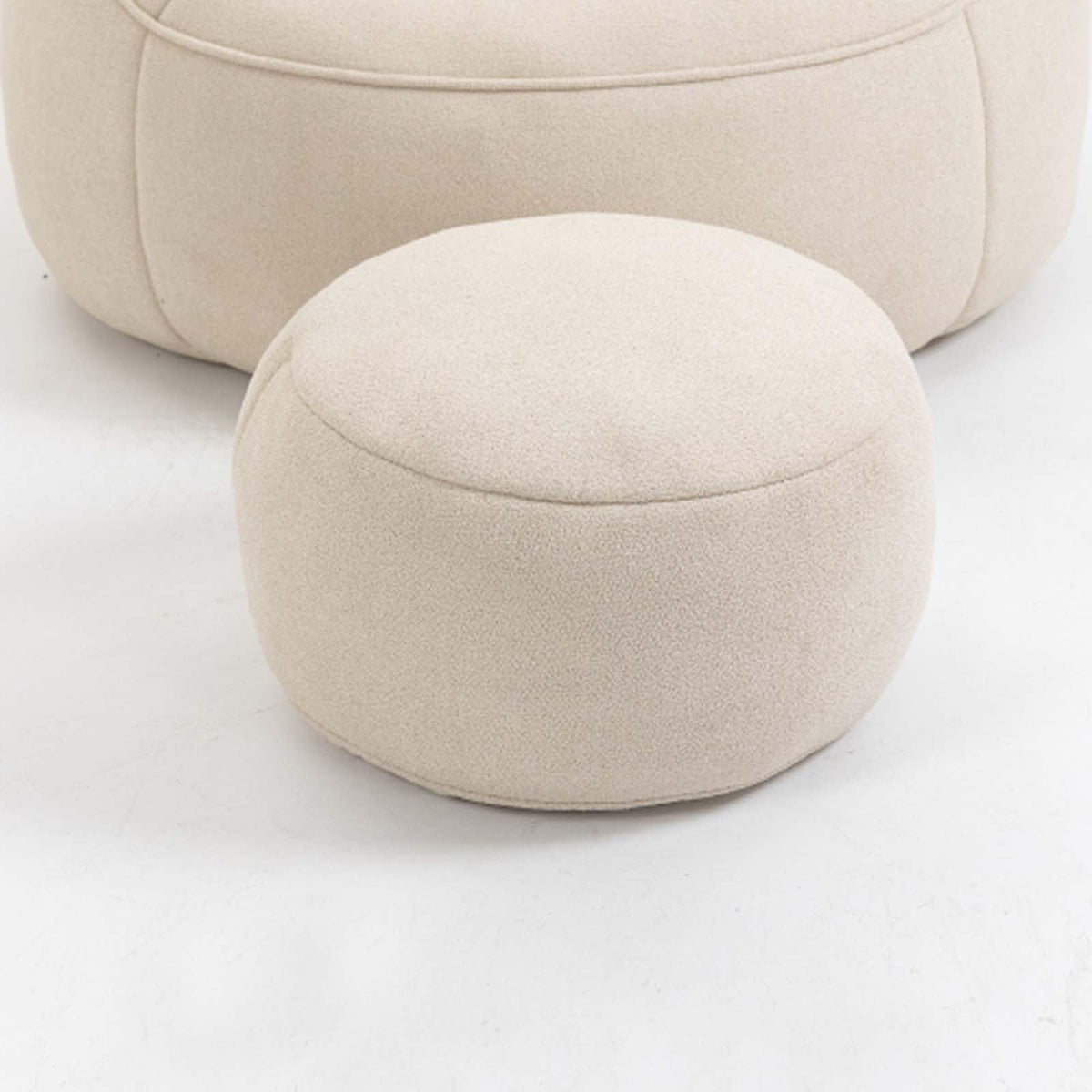Memory Foam Bean Bag Chair with Footrest B5858