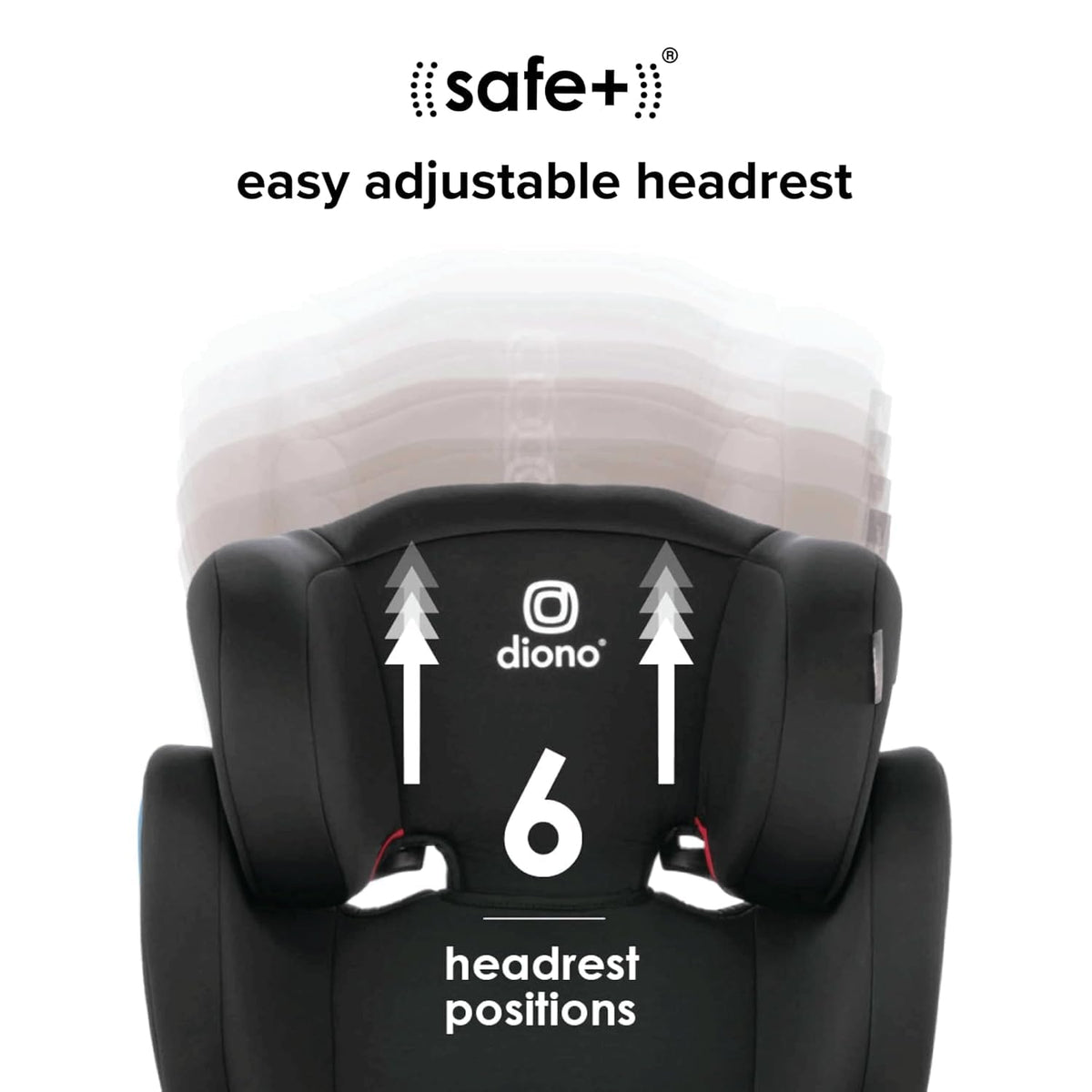 2-in-1 Belt Positioning Booster Seat, High-Back to Backless, Black Q9916