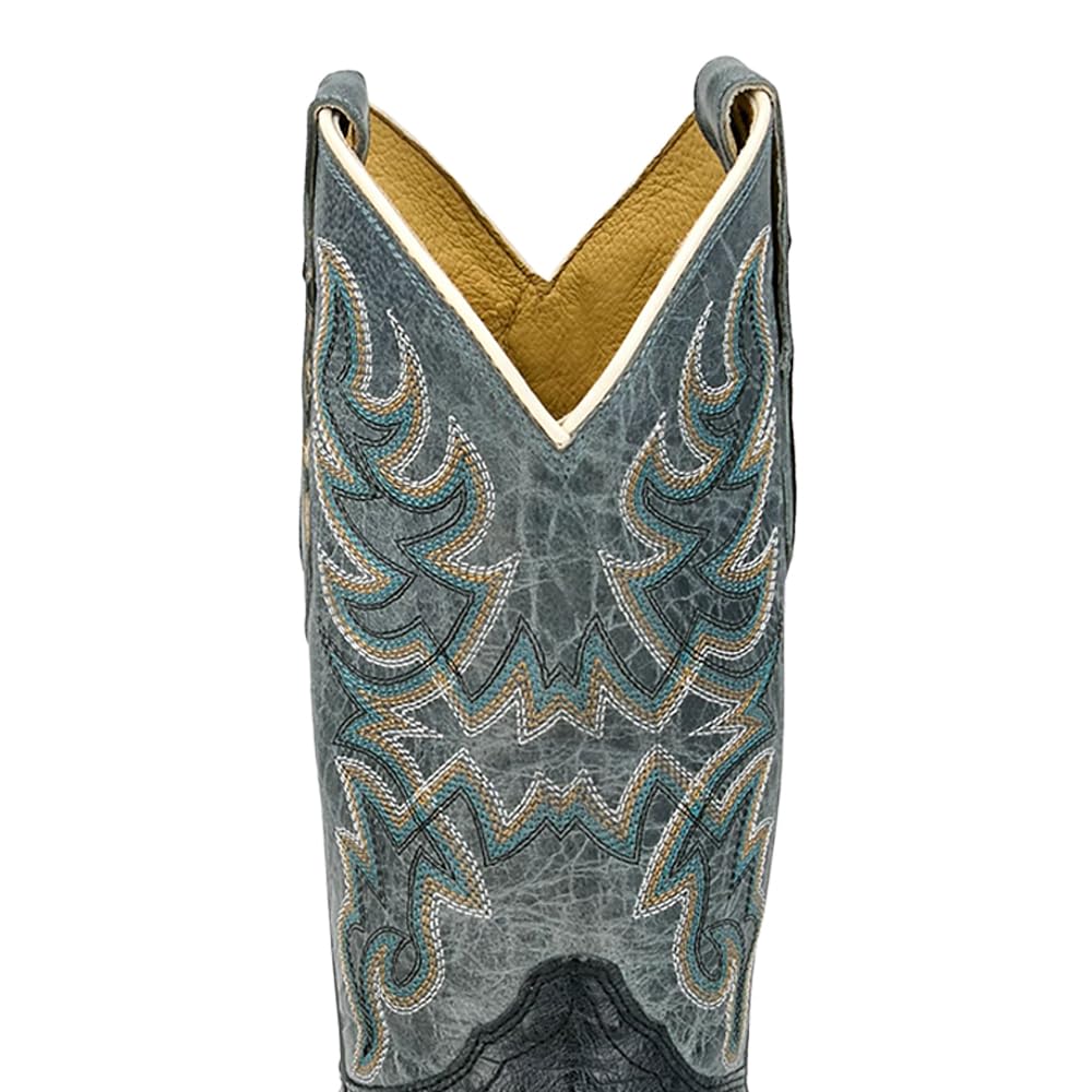 Grey Ostrich Western Boot N29845
