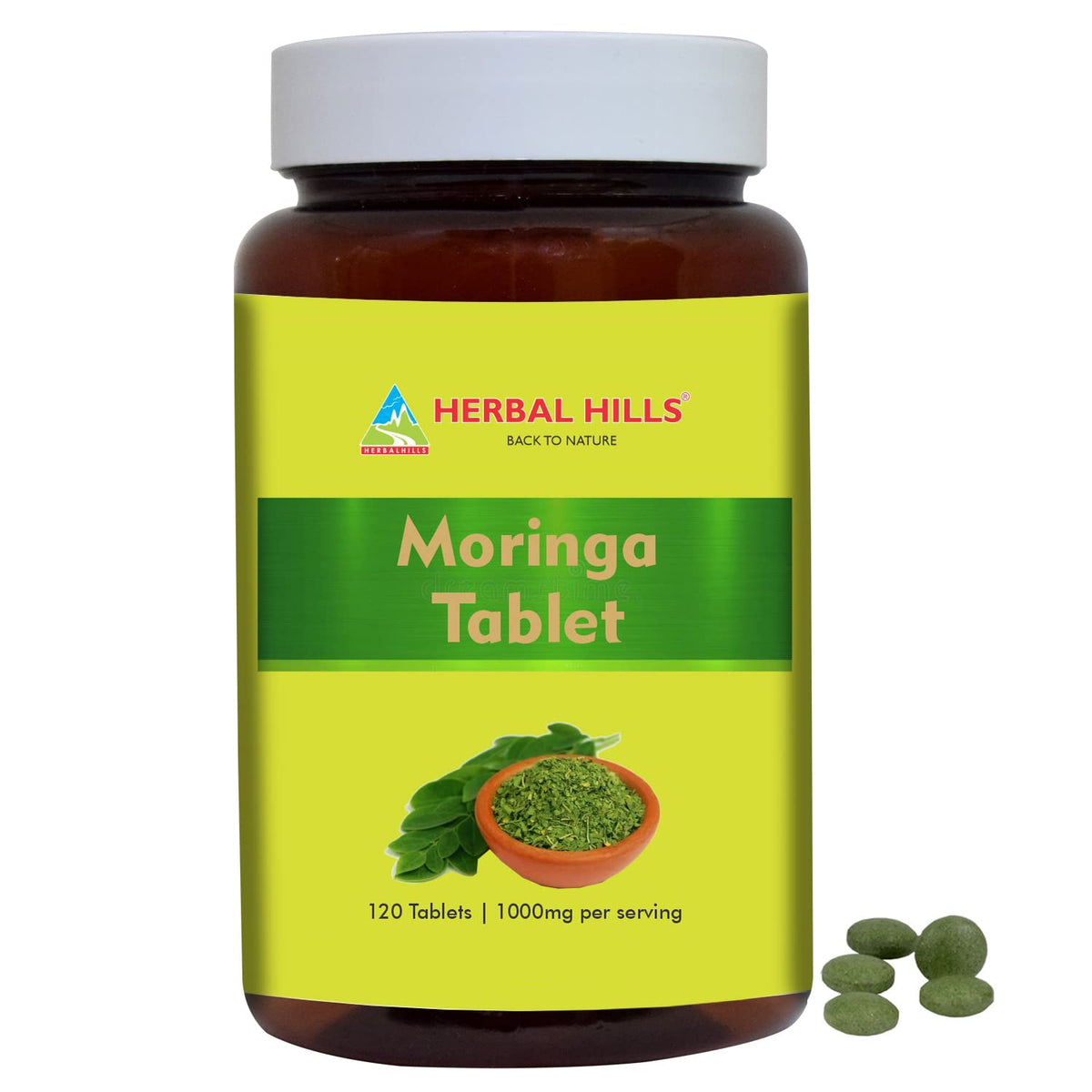 Moringa Tablets 120 Count 1000 mg M13014