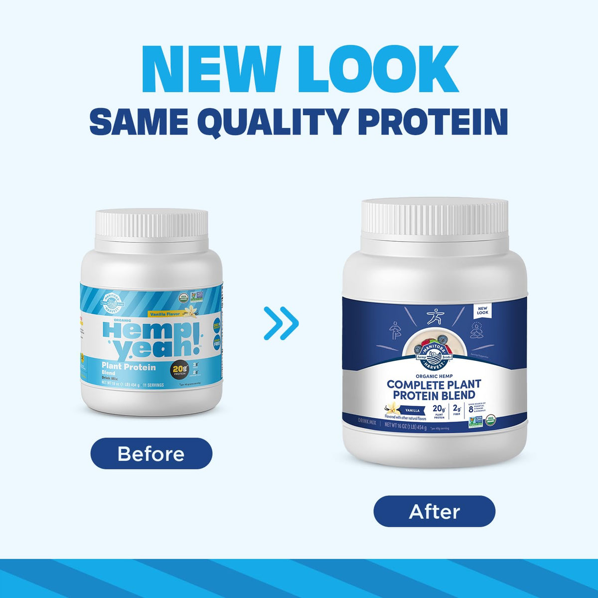 Organic Plant-Based Protein Powder Vanilla 16oz R489834