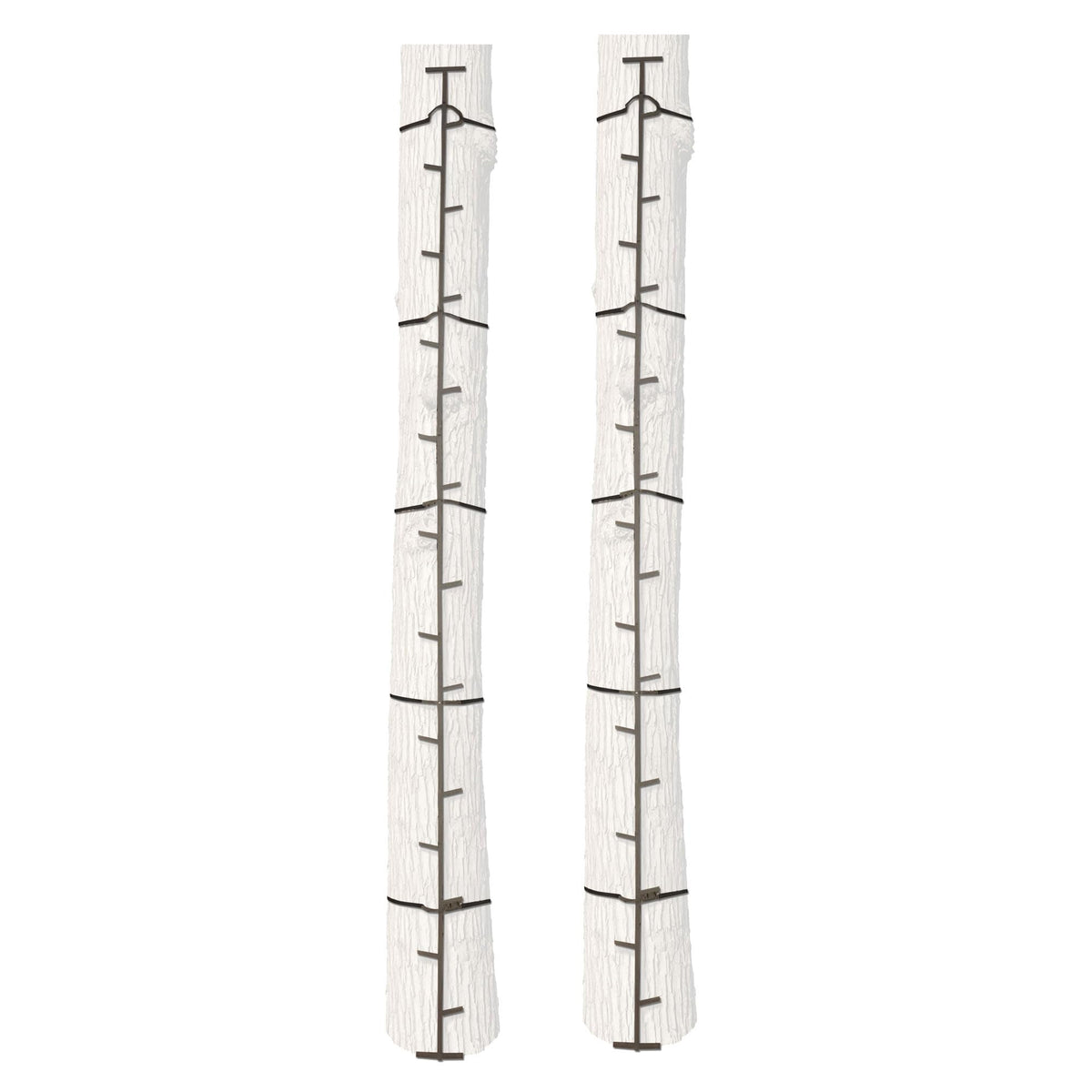 20 Feet Tall Steel Tree Climbing System (2 Pack) G55235