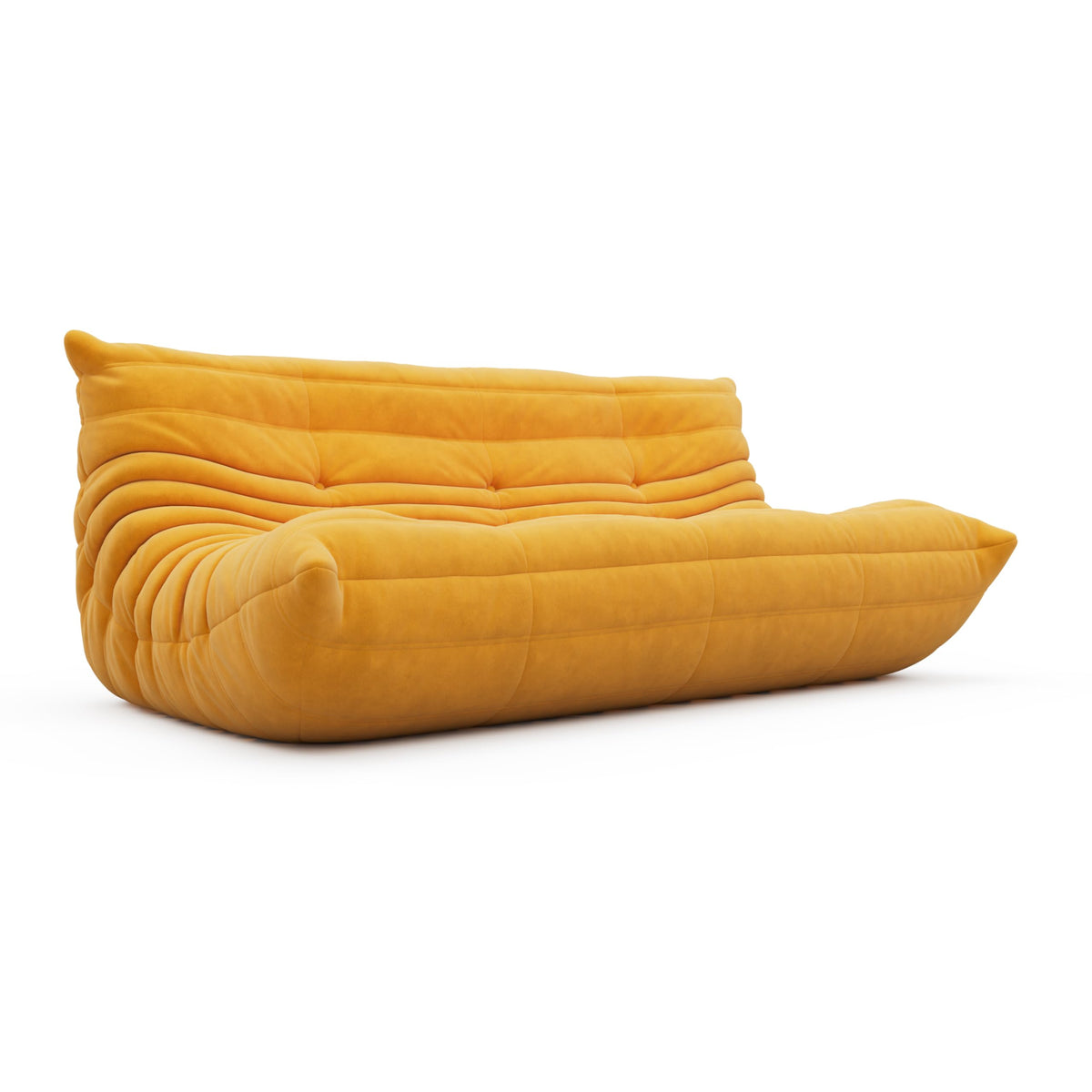 3-Seater Memory Foam Suede Bean Bag Chair D64043