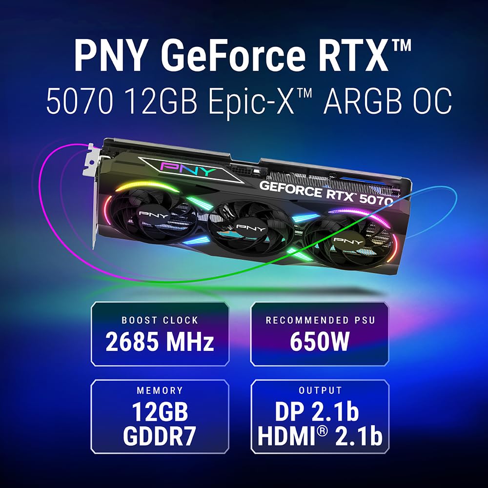 NVIDIA GeForce RTX 5070 Triple-Fan Graphics Card B662