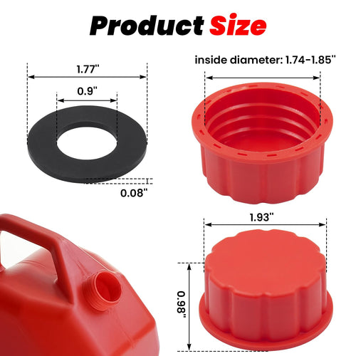 2.5/3/5 Gallon Gas Can Cap Replacement O1722