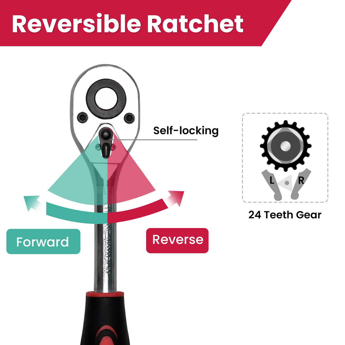 95 Pc Socket Ratchet Wrench Set H72068