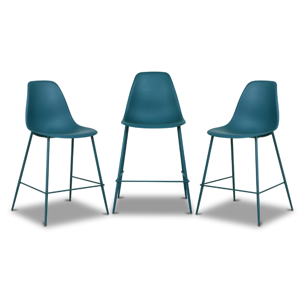 Set of 3 Counter Height Bar Stools H44757