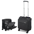 16 Inch Underseat Carry On Luggage with Wheels Dark Gray X877875