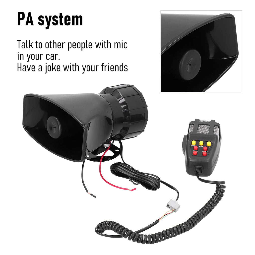 Car Siren Speaker Alarm Horn 7 Tone V231