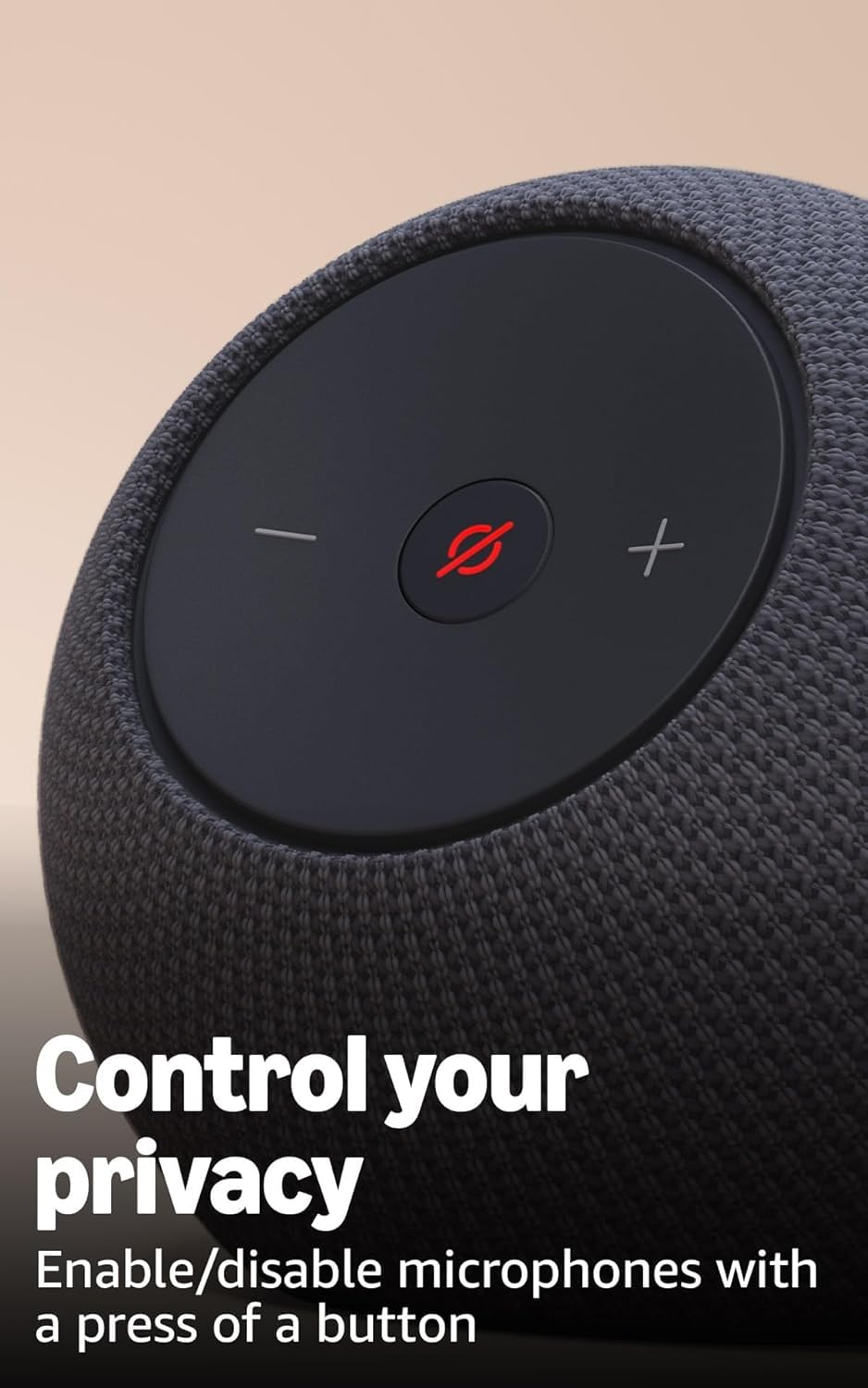 Alexa speaker with room-filling sound and nearly 3x bass O80197