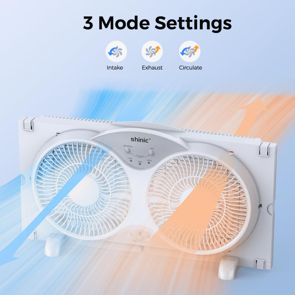 9" Reversible 3-Speed Window Fan B79113