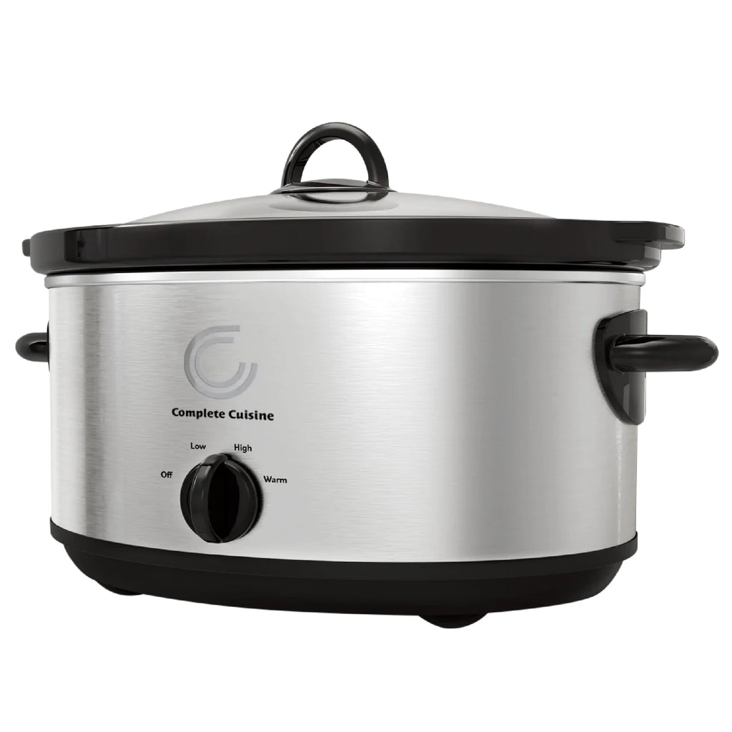 7-Quart Oval Stainless-Steel Slow Cooker M7481