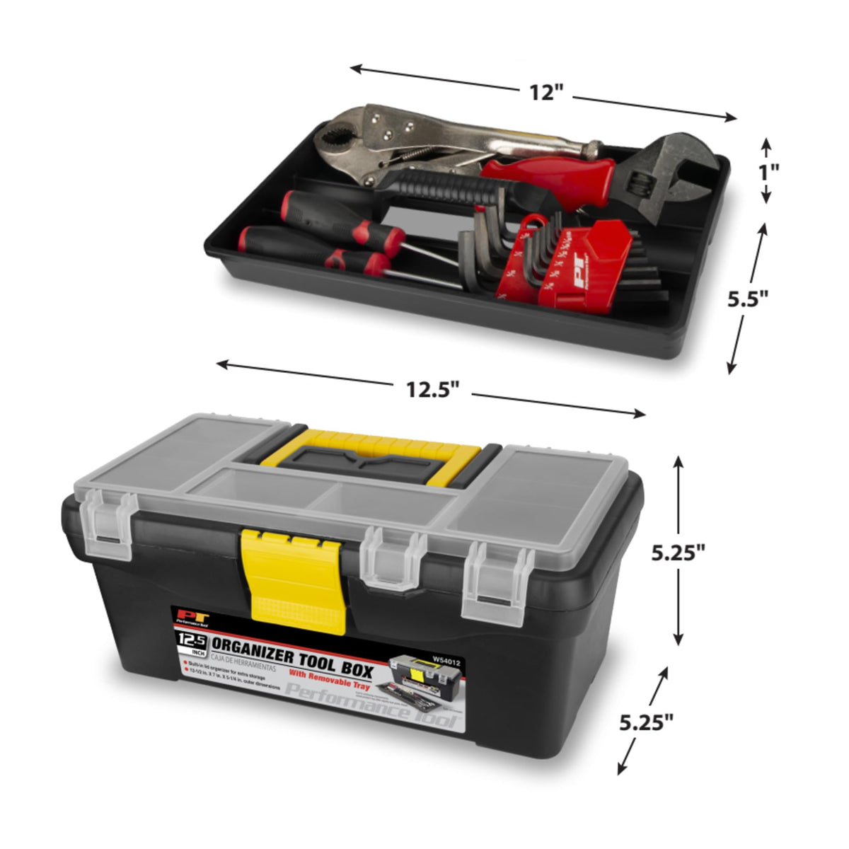 Heavy Duty Plastic Organizer Tool Box V33983