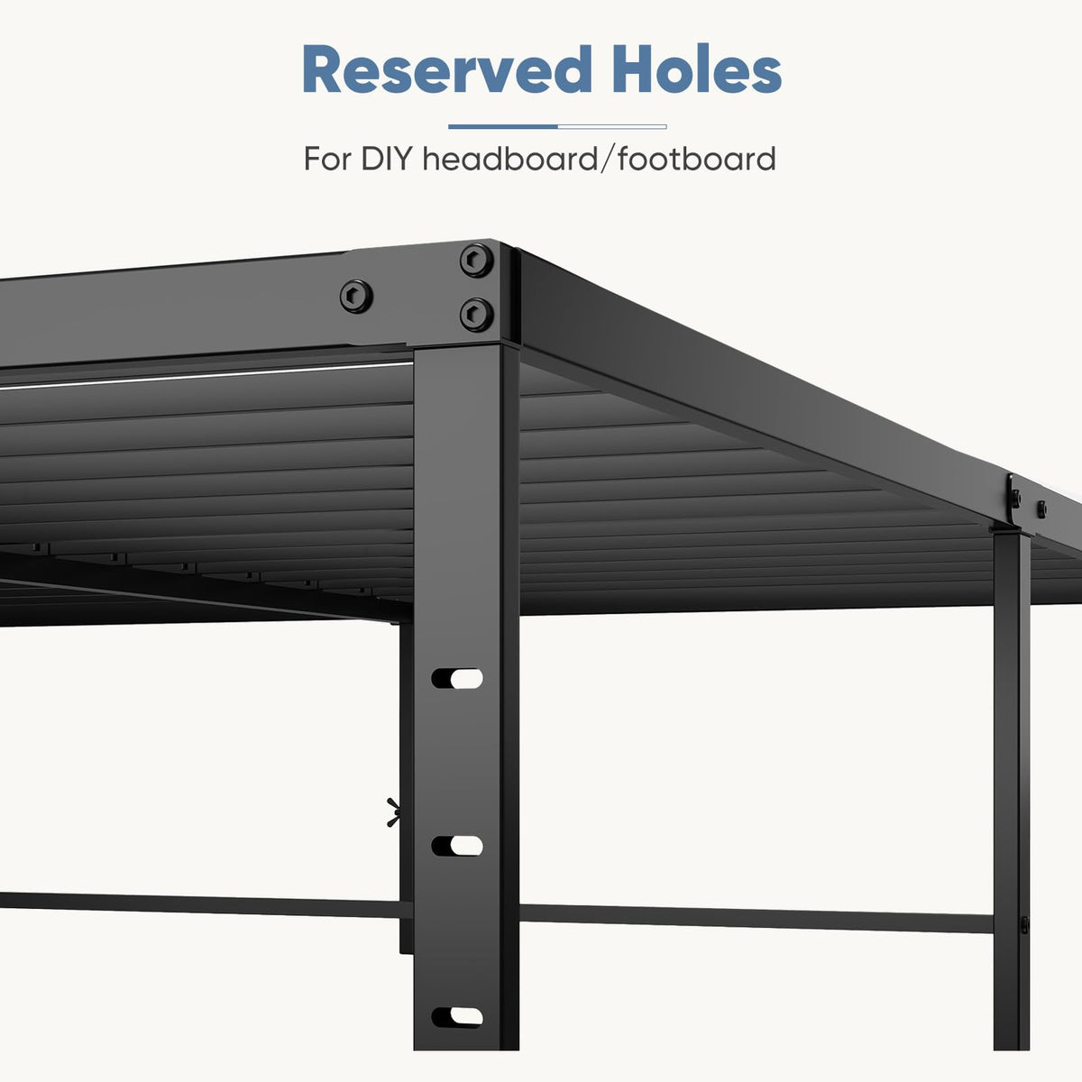 18" Heavy Duty Metal Queen Bed Frame O7179