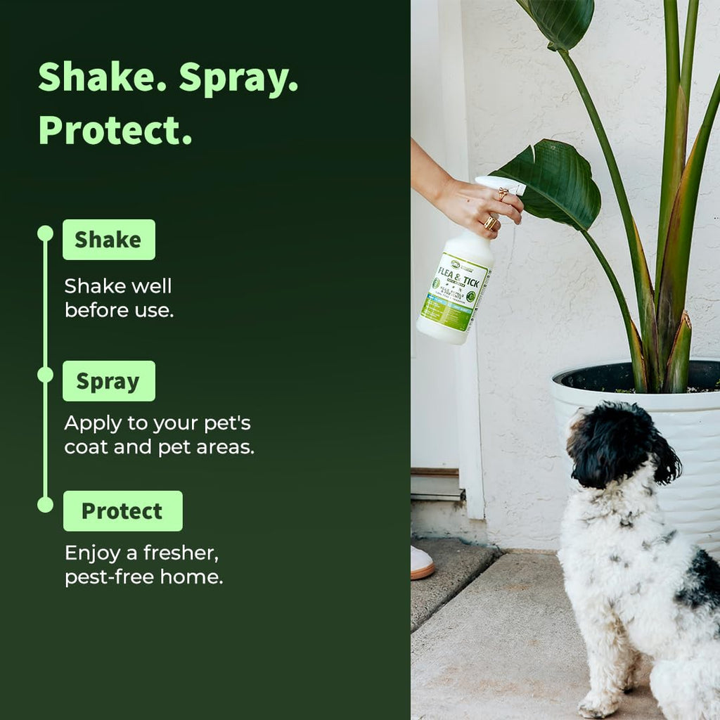 Lemongrass Flea Tick Mosquito Spray 16 OZ T520