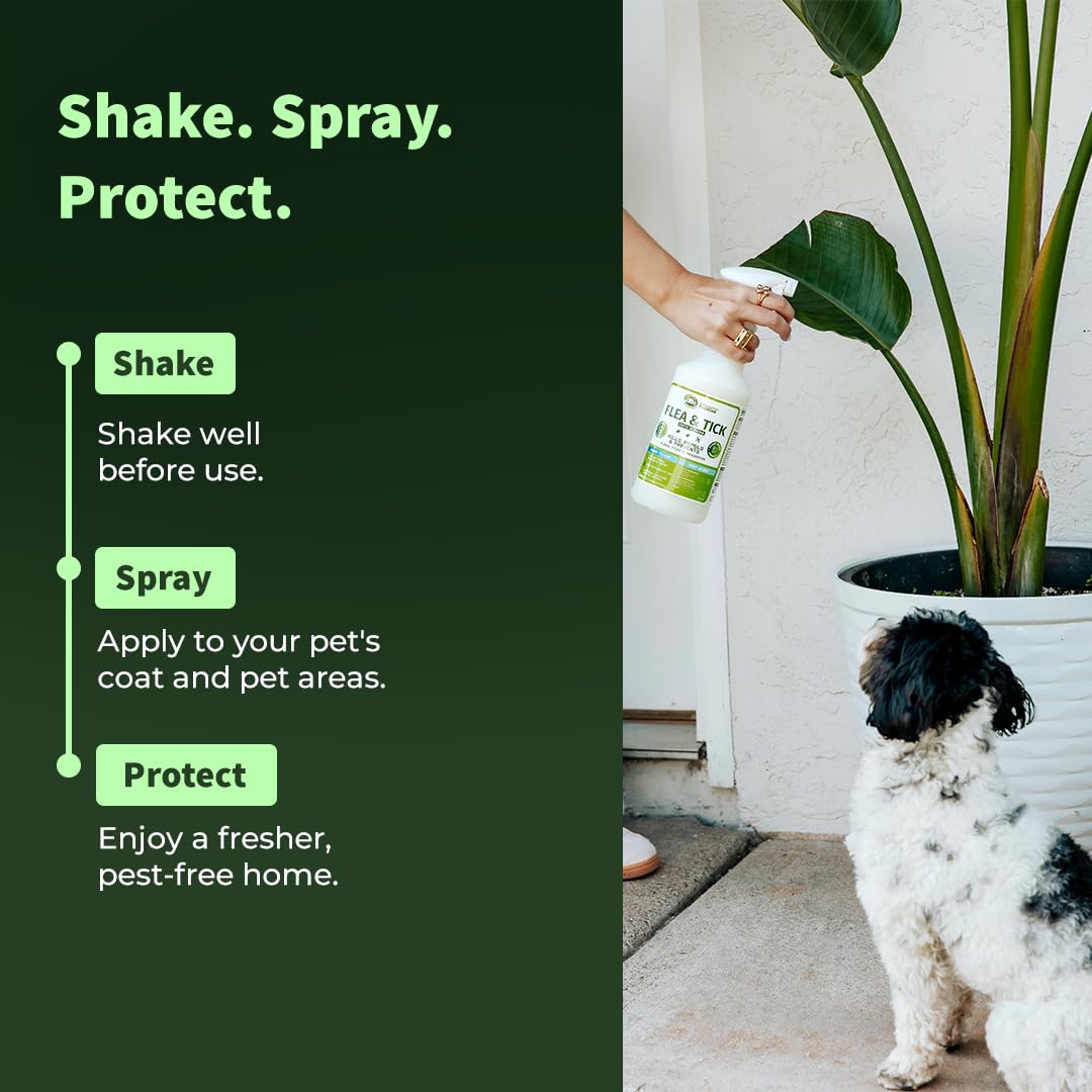 Lemongrass Flea Tick Mosquito Spray 16 OZ T520