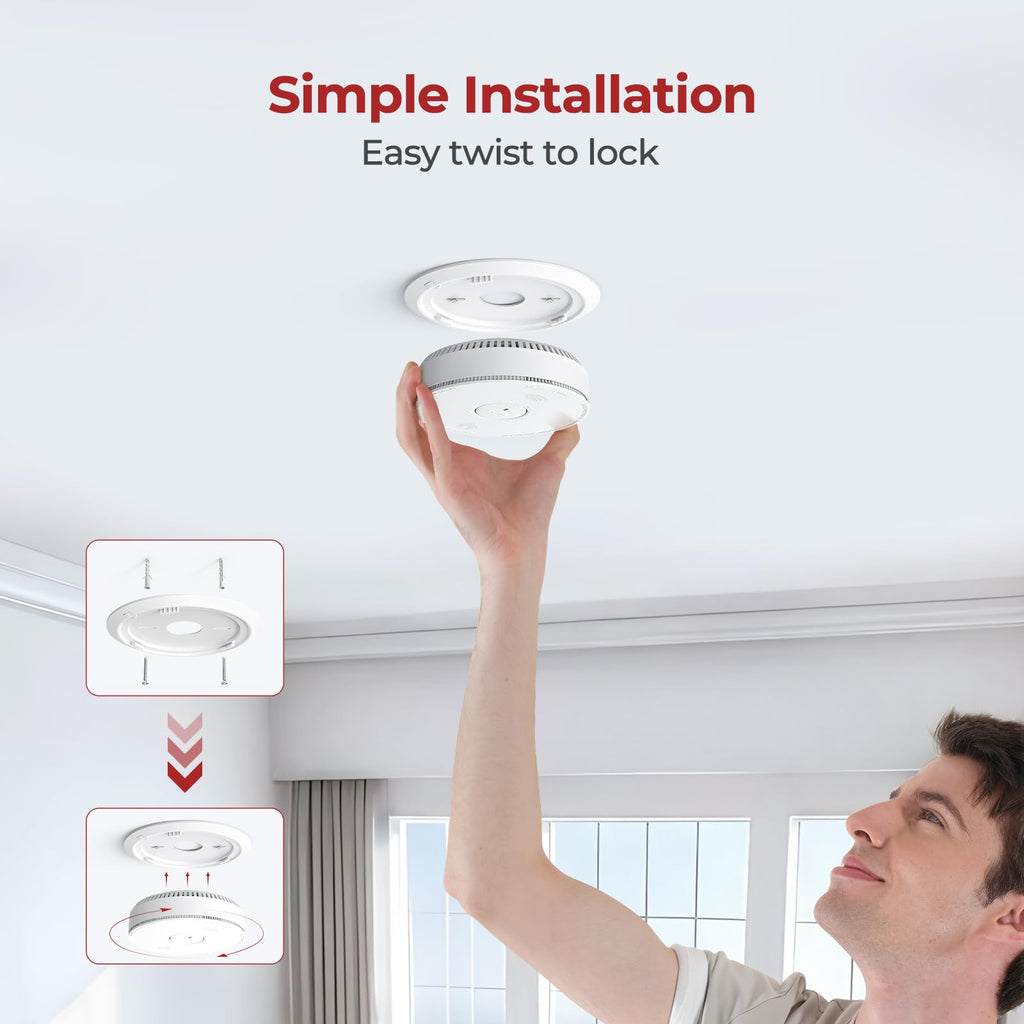 Smoke and Carbon Monoxide Detector Combo 1 Pack F64783