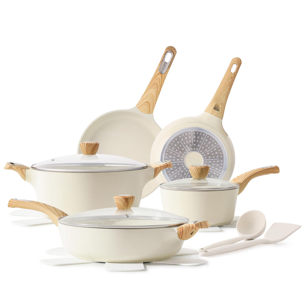 14 Piece Non Stick Ceramic Cookware Set Y464384