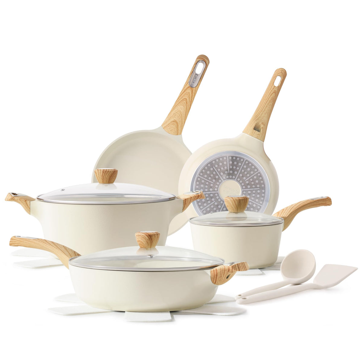14 Piece Non Stick Ceramic Cookware Set Y464384