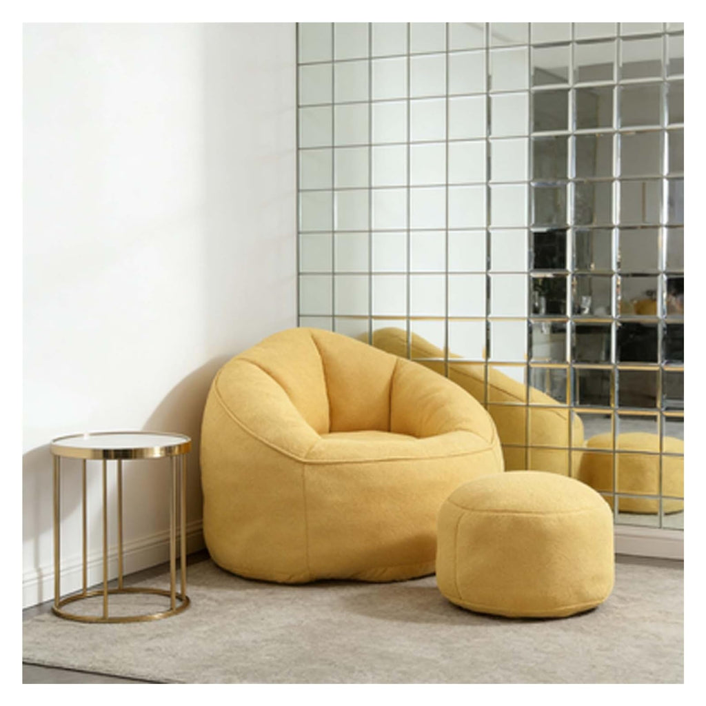 Memory Foam Bean Bag Chair with Footrest B5858