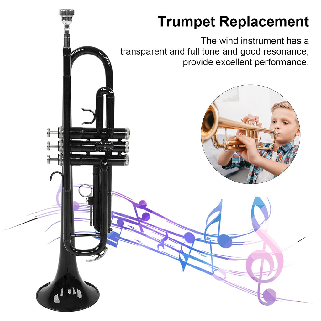 Bb Trumpet Set Brass Wind Instrument with Mouthpiece and Case K940