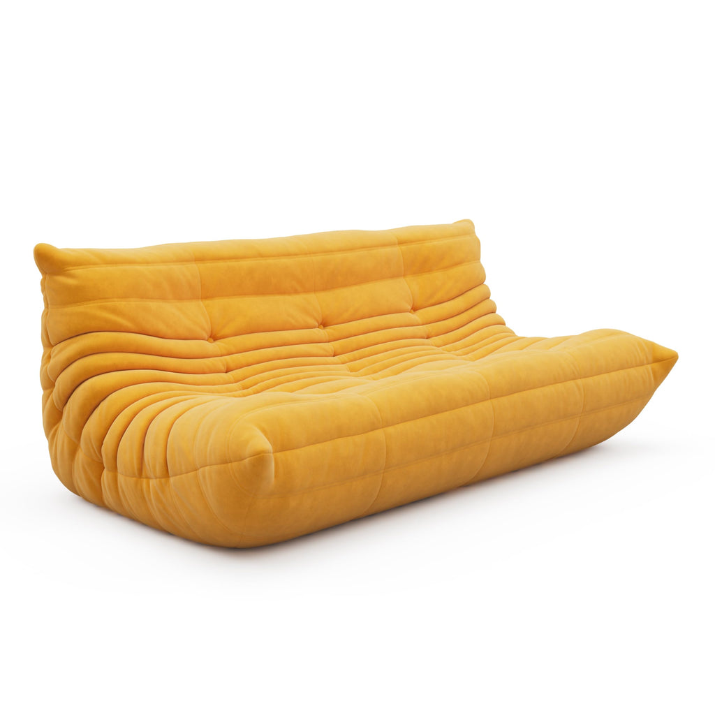 3-Seater Memory Foam Suede Bean Bag Chair D64043