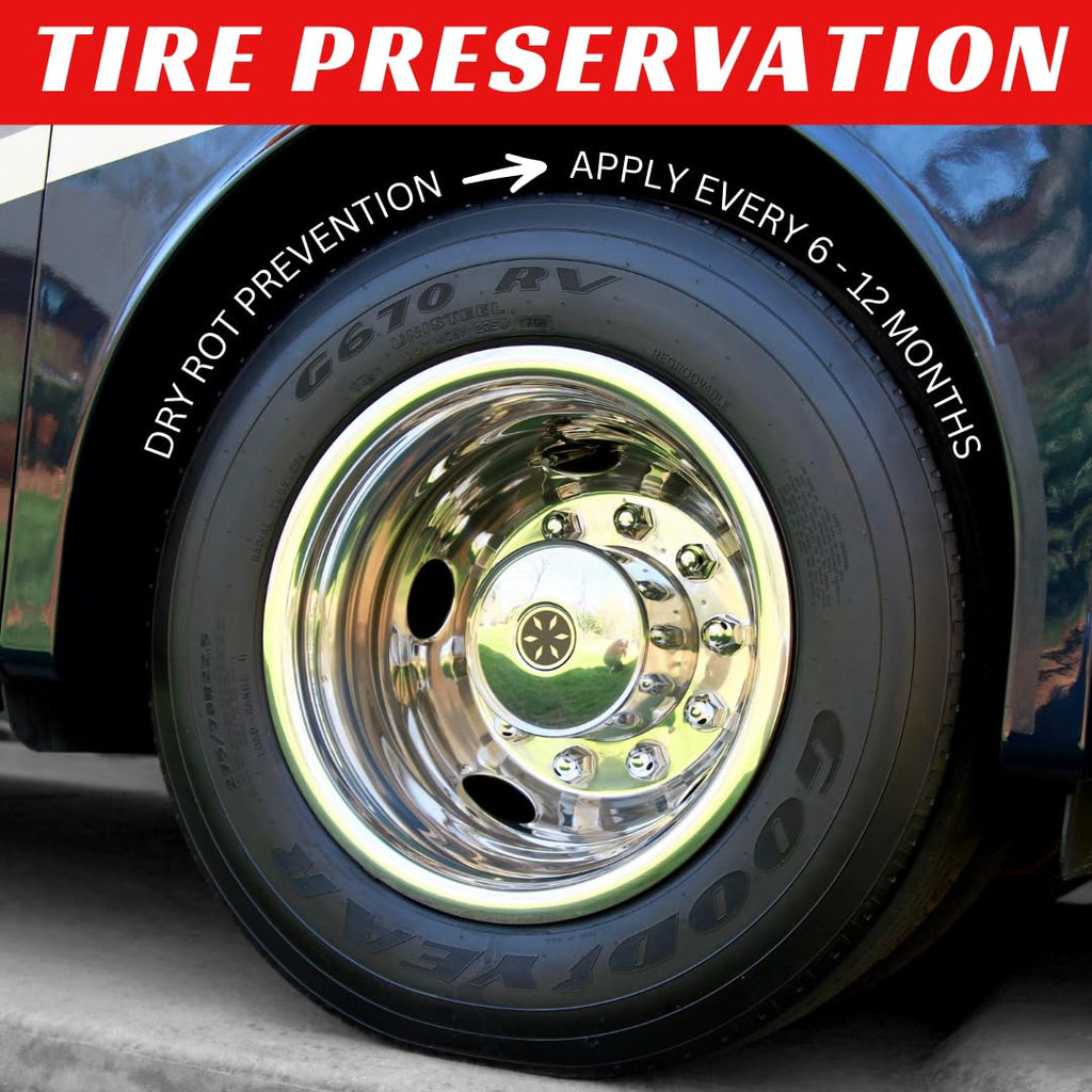 Polymer-Ceramic Hybrid Restorer & Protectant for Tires & Trim 16oz T202