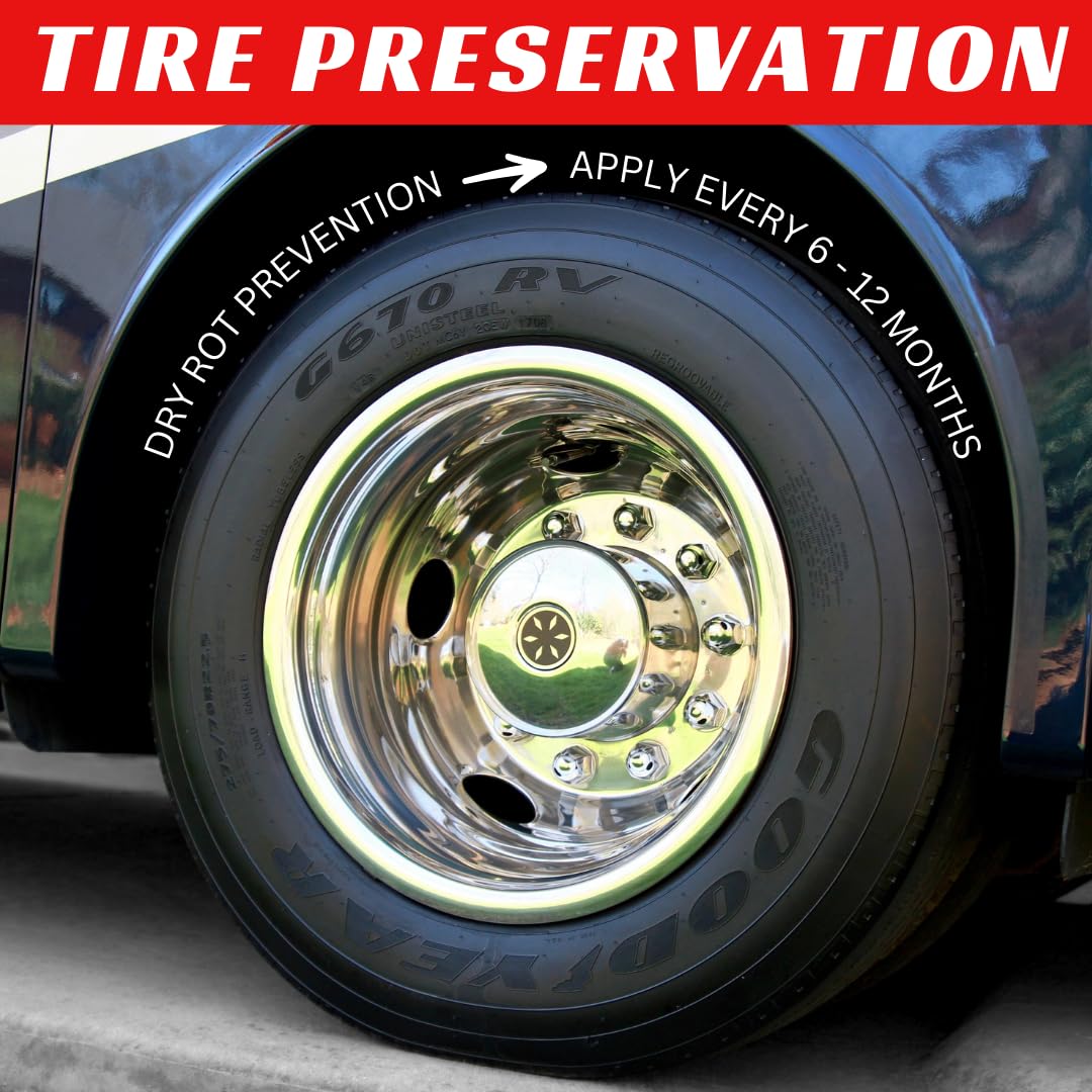 Polymer-Ceramic Hybrid Restorer & Protectant for Tires & Trim 16oz T202