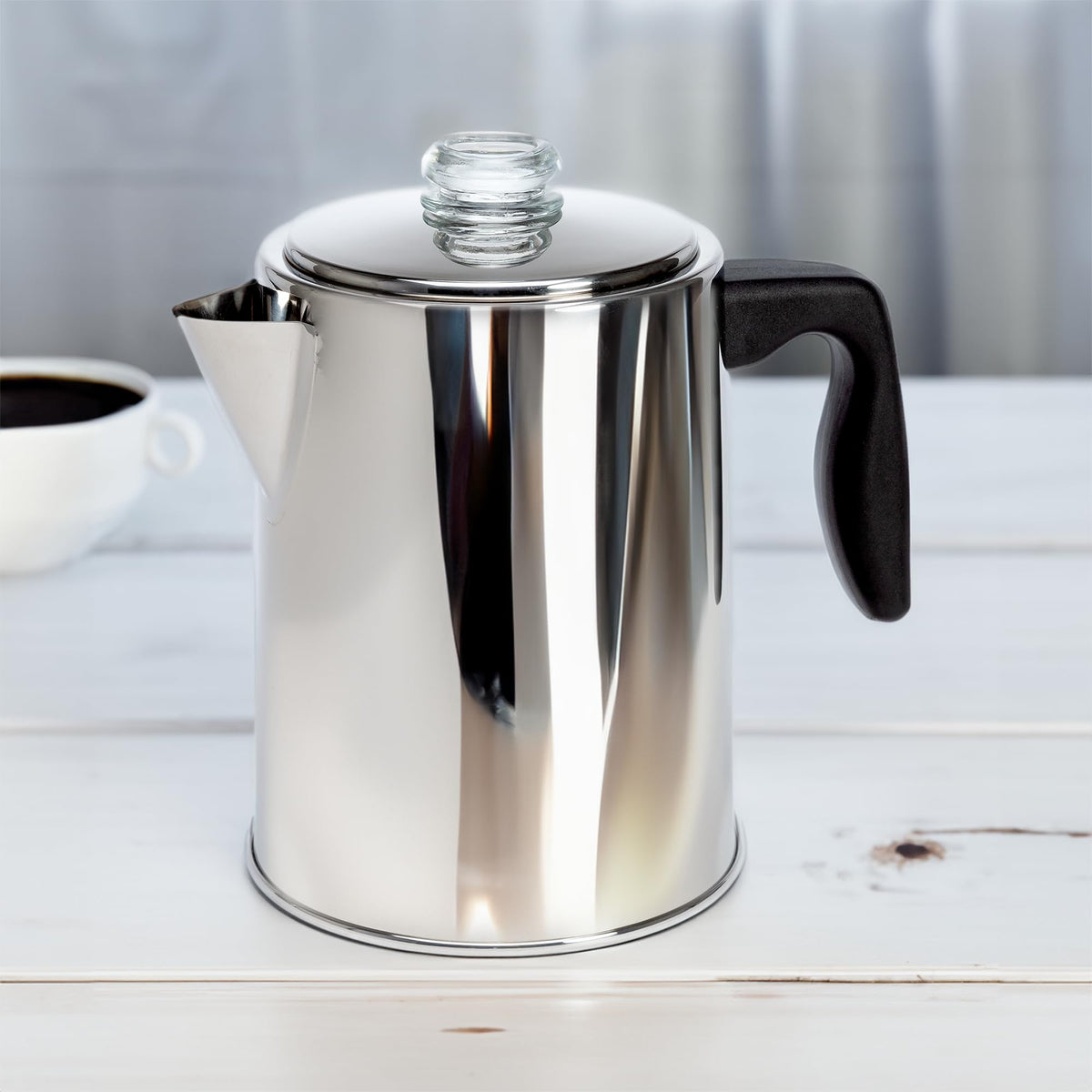 Stainless Steel 8 Cup Stovetop Coffee Percolator H901