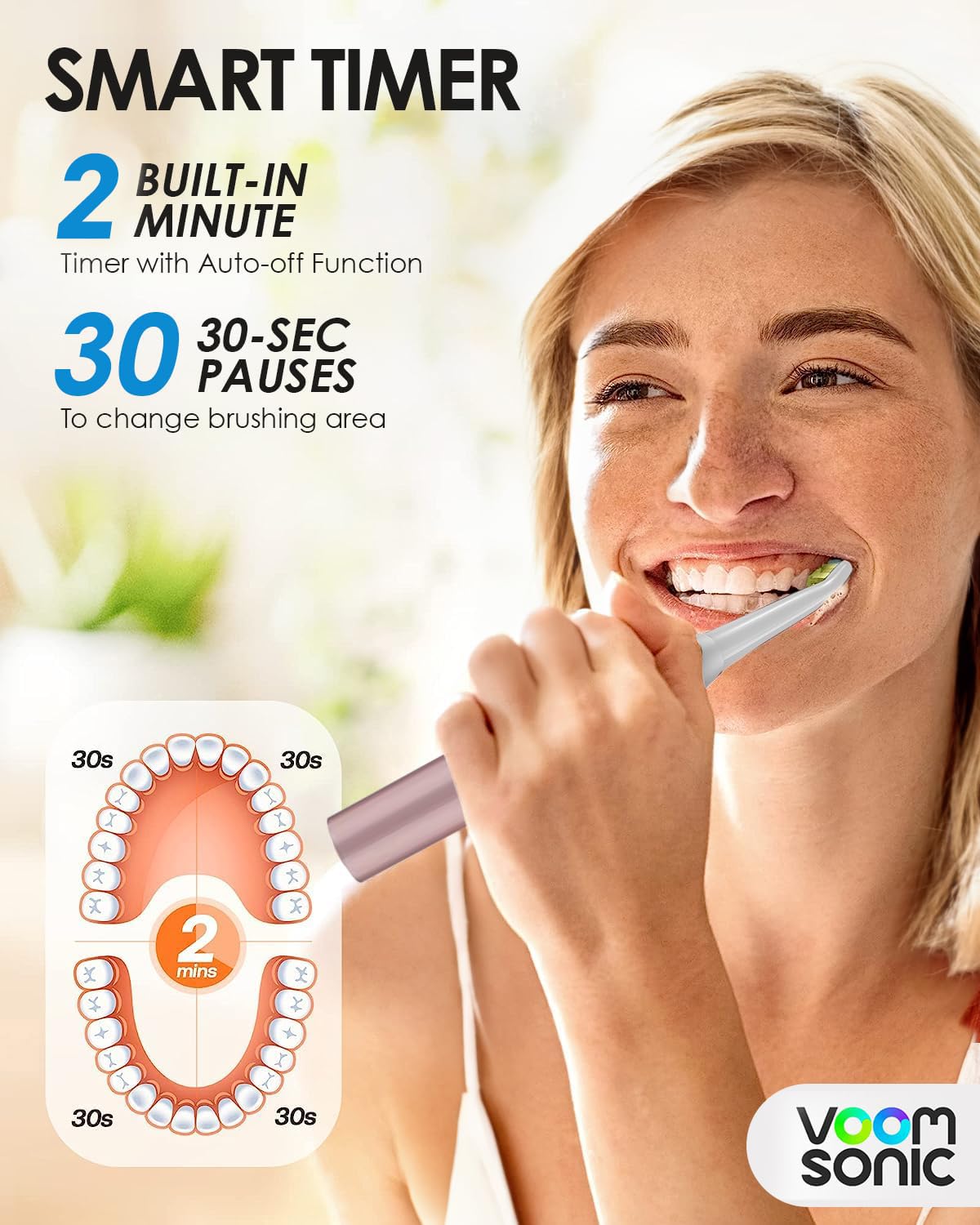 2-Pack Travel Electric Toothbrush Y95201