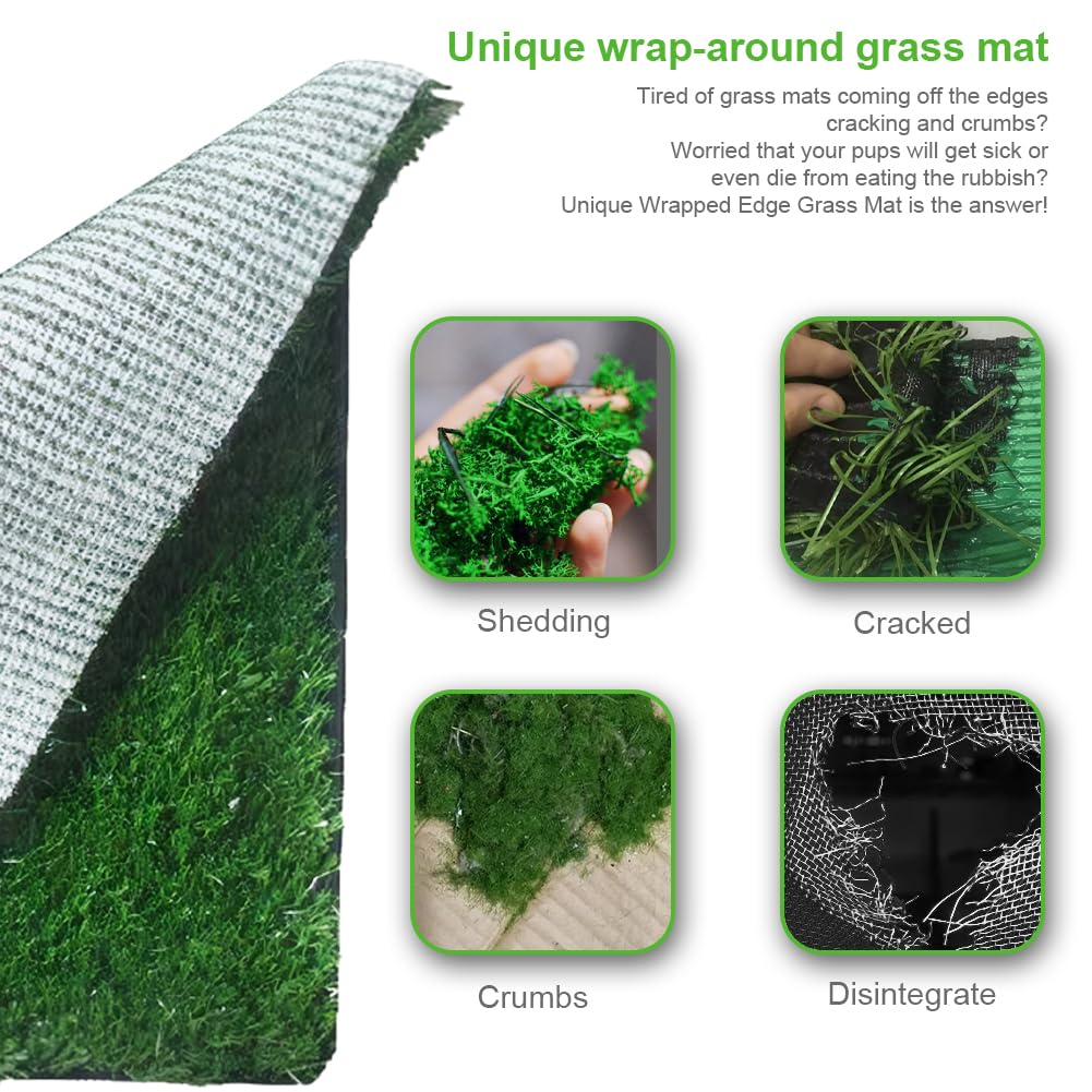 Dog Grass Pad with Tray 30 x 20 Inch T3064