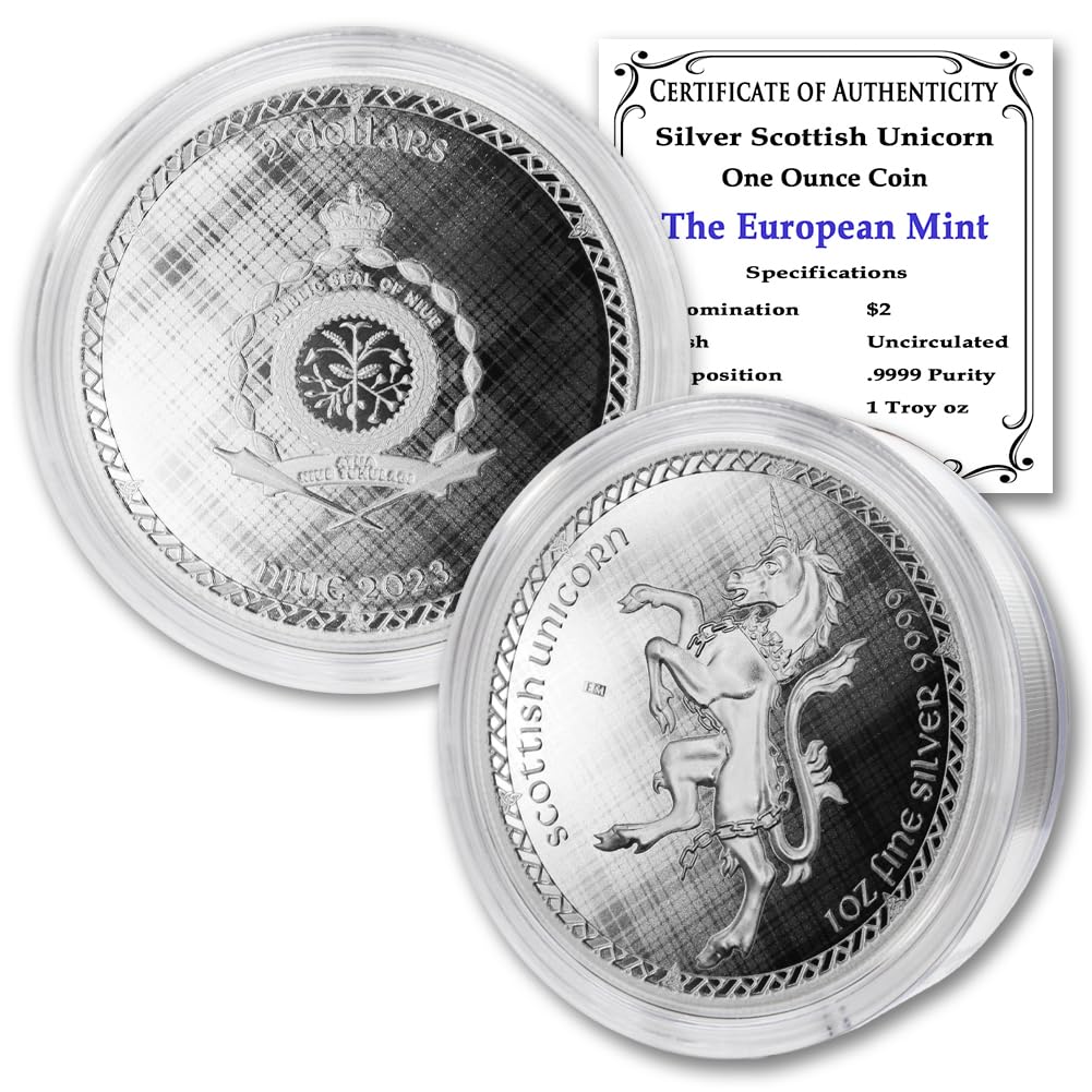 1 oz Silver Scottish Unicorn A656