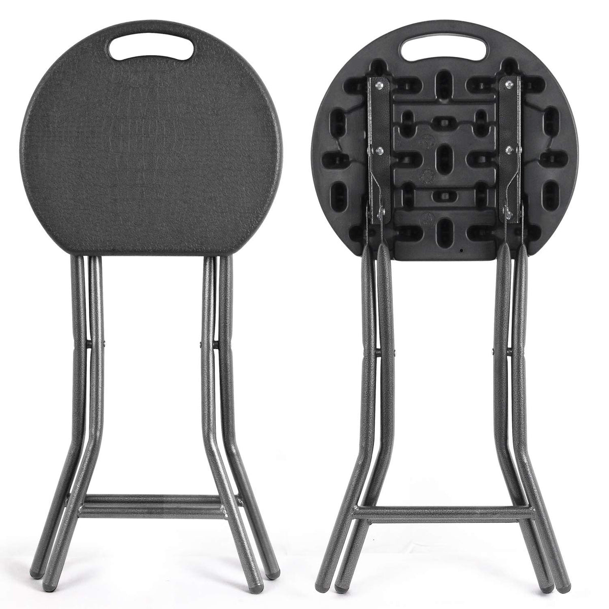 Black Folding Stool with Handle A996816