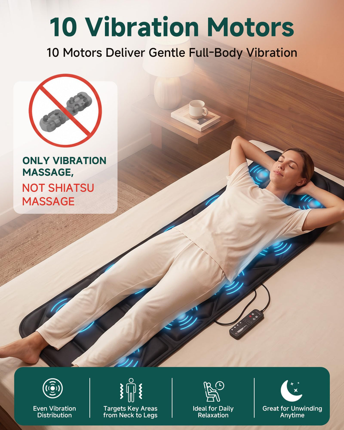 Full Body Massage Mat with Heat O768949
