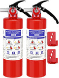 2 Pack 2.5 lb ABC Dry Chemical Fire Extinguishers R74145