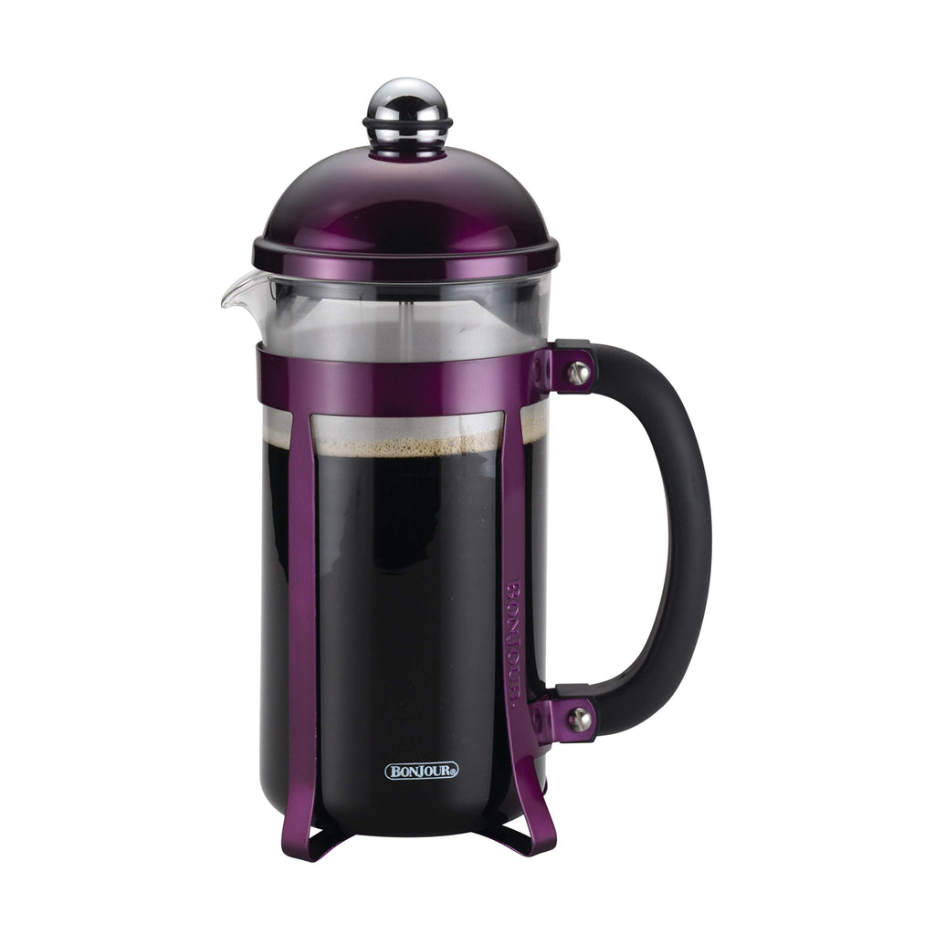 French Press Coffee Maker 8 Cup Purple R459748