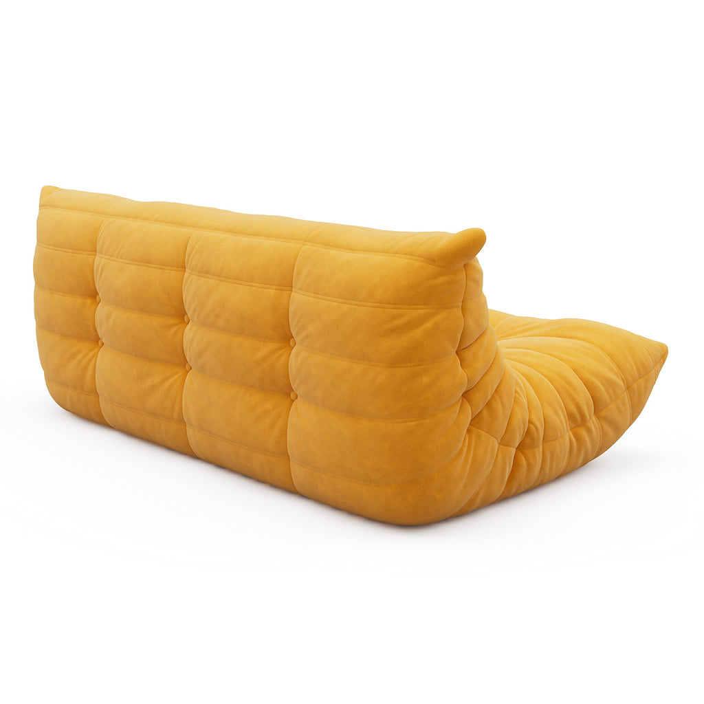 3-Seater Memory Foam Suede Bean Bag Chair D64043