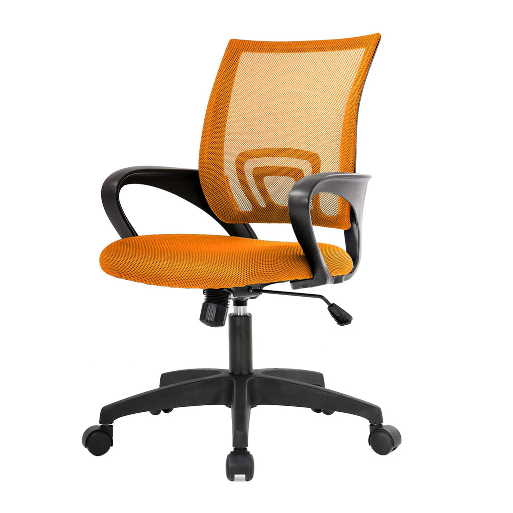 Ergonomic Orange Mesh Office Chair with Lumbar Support Q402