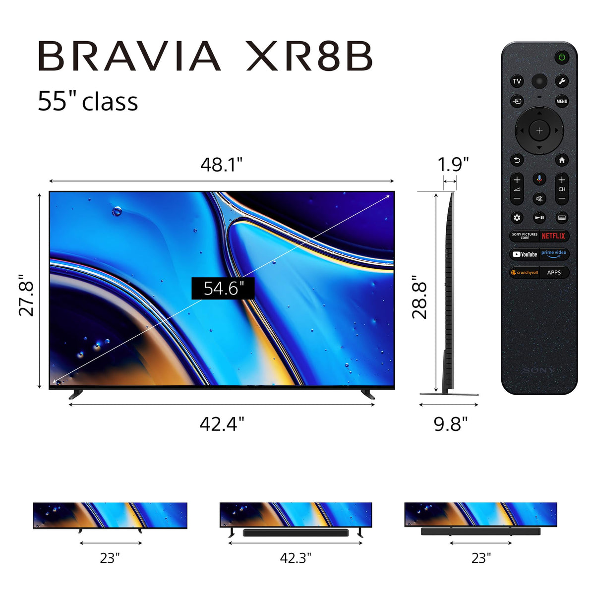 55 Inch OLED 4K HDR Smart Google TV O9788