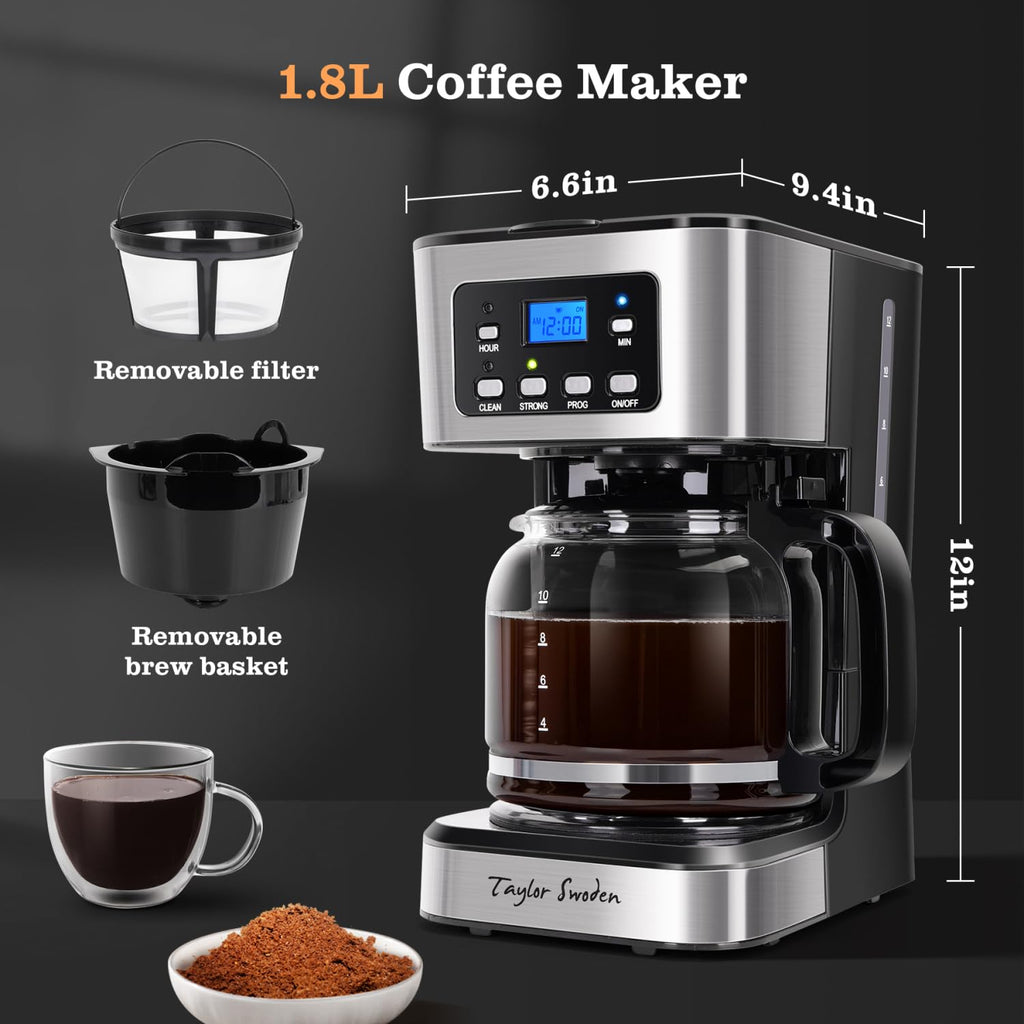 12-Cup Programmable Coffee Maker L717