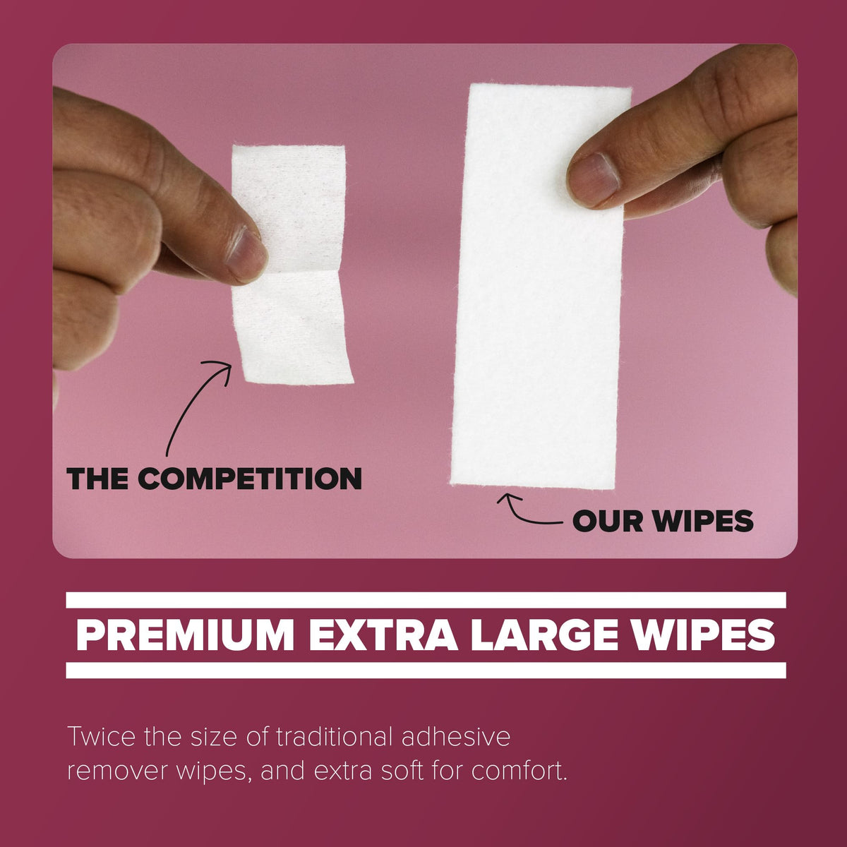 Adhesive Remover Wipes 50 Dry Wipes + 2oz Spray Solution A164
