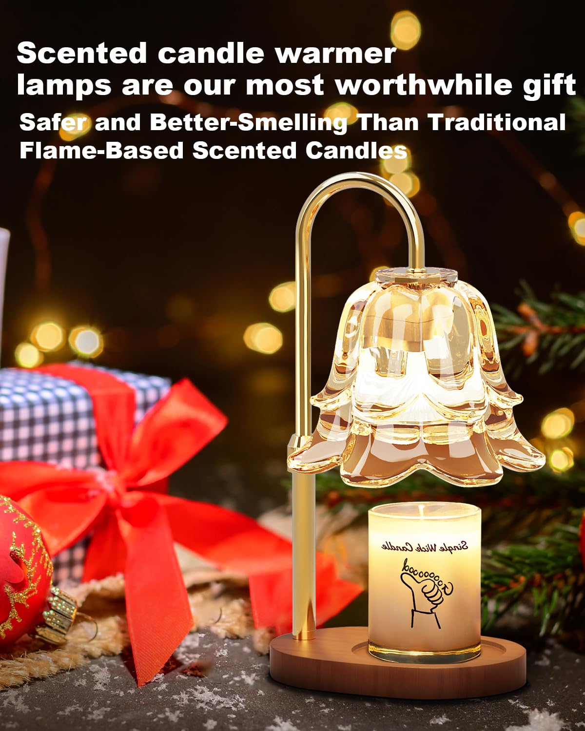 Dimmable Height Adjustable Candle Warmer Lamp with Timer I14226